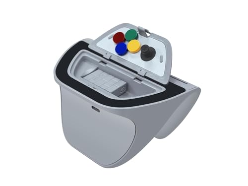 Nargos 8BitDo Pro 3 Bluetooth Gamepad, Compatible with Switch 1/2, PC, Apple, SteamOS, Android, TMR Joysticks, Hall Effect Triggers, Magnetic Buttons (Gray) - color: Gray