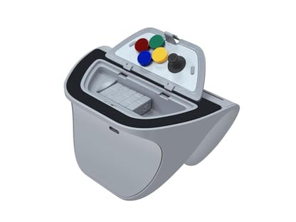 Nargos 8BitDo Pro 3 Bluetooth Gamepad, Compatible with Switch 1/2, PC, Apple, SteamOS, Android, TMR Joysticks, Hall Effect Triggers, Magnetic Buttons (Gray) - color: Gray