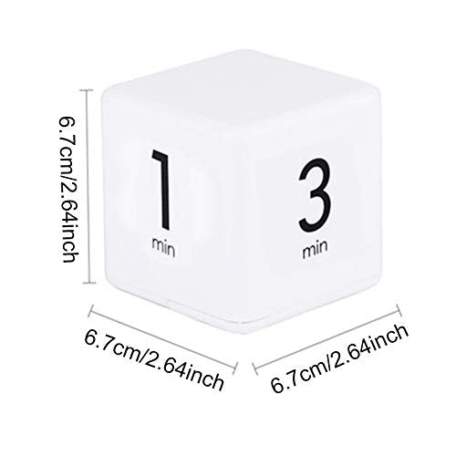 Cube Timer - 15-20-30-60Min for Time Management Kitchen & Workout Timer with Adjusted Volume for Time Management,Classroom,Workout, Kitchen,Cooking