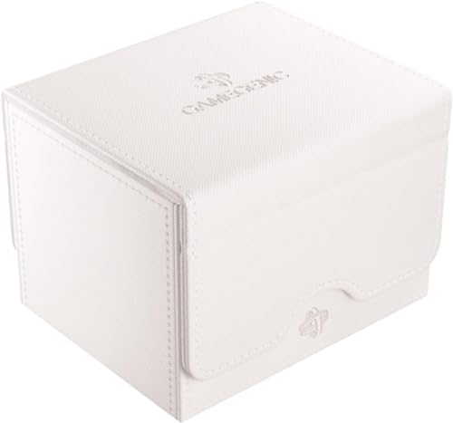 GameGenic Deck Box – Sidekick XL White 100CT – Durable and Sturdy TCG, OCG, CCG Card Storage – Compatible with Pokemon, Yugioh, Commander, and MTG Magic: The Gathering Cards - color: White