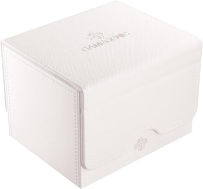 GameGenic Deck Box – Sidekick XL White 100CT – Durable and Sturdy TCG, OCG, CCG Card Storage – Compatible with Pokemon, Yugioh, Commander, and MTG Magic: The Gathering Cards - color: White