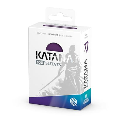 Ultimate Guard Katana Card Sleeves: 100 Standard Size TCG Sleeves, 66 x 91mm, Iris Bloom Back, Tournament Quality, No PVC & Acid-Free, High Clarity - color: Iris Bloom, size: Standard Size (66 x 91mm)