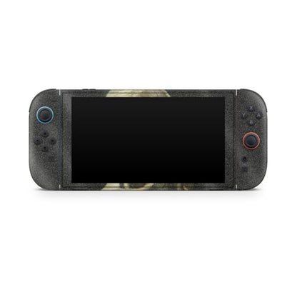 Glossy Glitter Gaming Skin Compatible with Nintendo Switch 2 Console Only - Skull with Cigarette - Premium 3M Vinyl Protective Wrap Decal Cover - Easy to Apply | Crafted in The USA by MightySkins - color: Skull With Cigarette, size: Switch 2 Console Skin