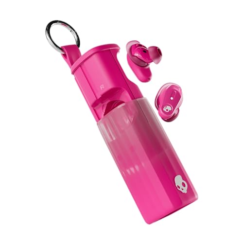 Skullcandy Method 360 ANC Wireless Earbuds with Sound by Bose - Crazy Pink | In-Ear Fit, Premium Active Noise Cancellation, 40 Hours Battery, Sweat and Water Resistant, Microphone for iPhone Android - color: Crazy Pink
