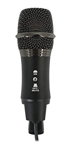 Rockville Z-Stream USB Condenser Computer Microphone for YouTube/Zoom | Podcasting/Streaming/Gaming, Includes Stand and Windscreen, Plug and Play, Mac/Windows, Omni-Directional