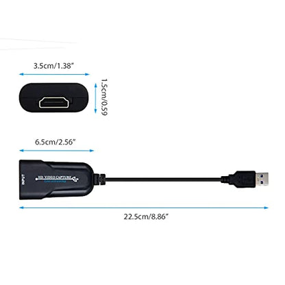 4K HDMI to USB 3.0 Audio Video Capture Card 1080P 60FPS for Game Live Streaming