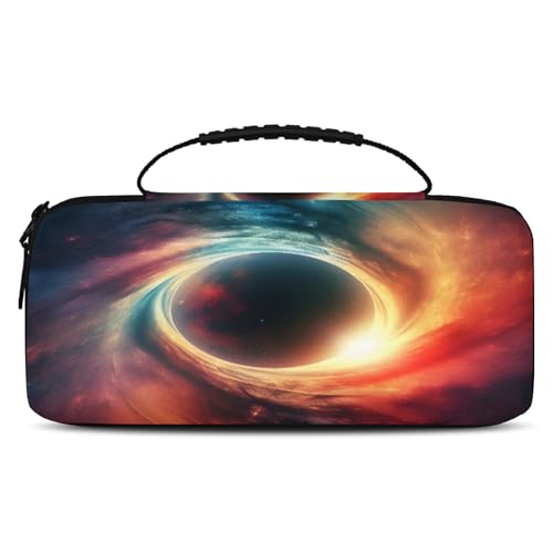 Adornori Galaxy Carry Case Compatible with Nintendo Switch 2, with 20 Games Cartridges, Planets Universe Space Portable Travel Carrying Case Pouch for Accessories & Games - color: Multicolor 4