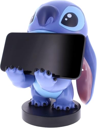 Exquisite Gaming Stitch Phone Holder & Cable Guys Controller Stand with USB Charging Cable
