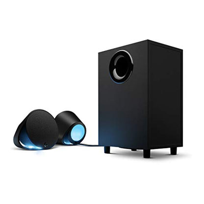 Logitech G560 PC Gaming Speaker System with 7.1 DTS X - Black | 7.1 DTS:X Ultra Surround Sound, Bluetooth, USB, Subwoofer + 2 Satellite Speakers, LIGHTSYNC RGB
