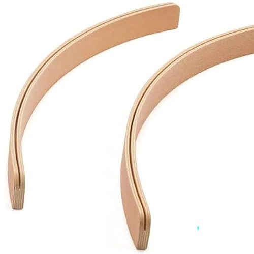 Luocute Curved Playing Cards Holder, Solid Beech Wood Card Rack with 3mm Slot for Rummy Poker Family Camping (33 * 1.2 * 3.5cm)