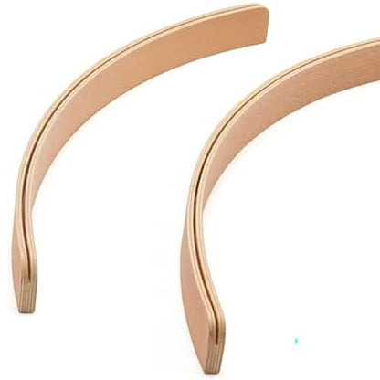 Luocute Curved Playing Cards Holder, Solid Beech Wood Card Rack with 3mm Slot for Rummy Poker Family Camping (33 * 1.2 * 3.5cm)