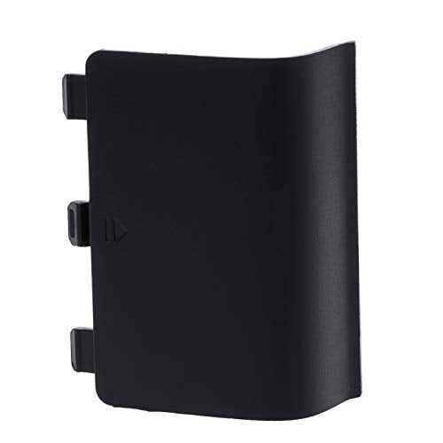 Battery Cover Shell Lid Back Case Replacement for Xbox One Controller (Black) - color: Black