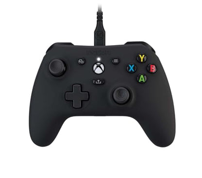 NACON Evol-X Pro Wired Controller Officially Licensed for Xbox Series X|S, Xbox One, and PC - Mappable Back Buttons -Dual Vibration Motors -3.5mm Audio Jack - Soft-Touch Black