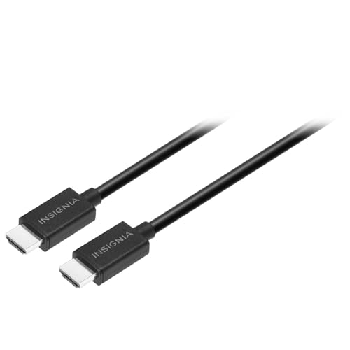 INSIGNIA 4K Ultra HD HDMI Cable – High-Speed 18Gbps, HDR, ARC, Ethernet – Compatible with TV, Monitor, PS5, Xbox, Blu-ray, Laptop (HDMI Cable, 6 ft) - size: 6 ft, style: HDMI Cable