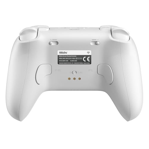 8BitDo Ultimate 2 Bluetooth Controller for Switch/Switch 2 & Windows PC, Switch Pro Controller with TMR Joysticks, Switchable Hall Effect/Tactile Triggers, Vibration and Motion Control - White - color: White, style: Ultimate 2 Bluetooth