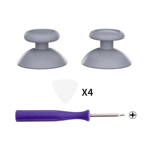 eXtremeRate Replacement 3D Joystick for Nintendo Switch 2 Pro Controller, Left Right Analog Stick Thumbsticks with Screwdriver Tools for Switch 2 Pro Controller, Multi-Colors Options - New Hope Gray - color: New Hope Gray
