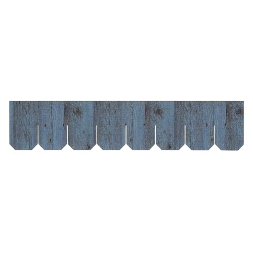 Wooden Roof Shingle Strips for 1:12 Scale Dollhouse Roof | Set of 25 Strips, REDUCIO! - color: Aged Wood Blue