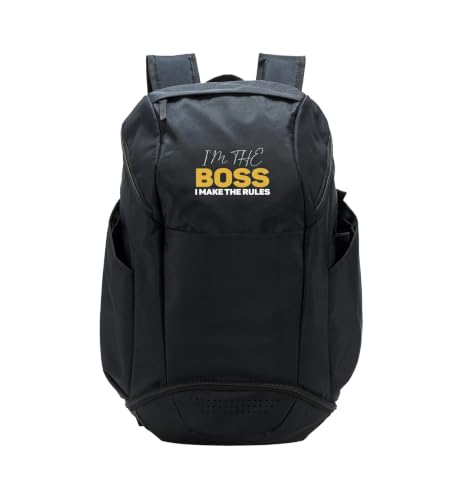 I'm The Boss I Make The Rules Men Women Funny Manager Sport Backpack
