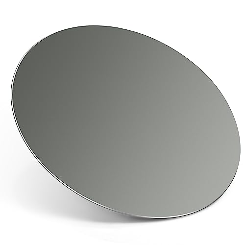 TERRATUTOR Aluminum Metal Mouse Pad - with Non-Slip Rubber Base and Micro Sand Blasting Alloy Surface for Fast and Accurate Control | Gray Round - color: Gray, size: Round