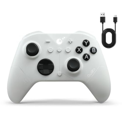 GuliKit ES PRO Wireless PC Controller –3.25ms Low Latency, TMR Joysticks | For PC/Steam/Switch/Android/iOS, Anti-Drift/Anti-Snapback,Switch 2 Wakeup,Gyro Motion Aim,30H Battery, Hall Trigger - color: ES PRO-TMR Joysticks-White