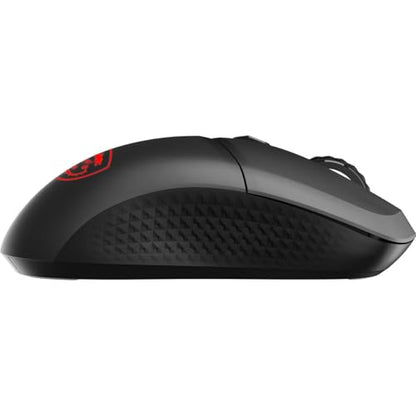 msi Versa 300 W Gaming Mouse, 8000 DPI, 30M+ Clicks Kailh Switch, Optical Sensor, Ergonomic Ambitextrous Hand Design, RGB Light