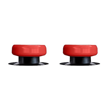 KontrolFreek No-Slip Thumb Grips for Nintendo Switch Pro and Switch 2 Controller | 4-Pack | Red & Black