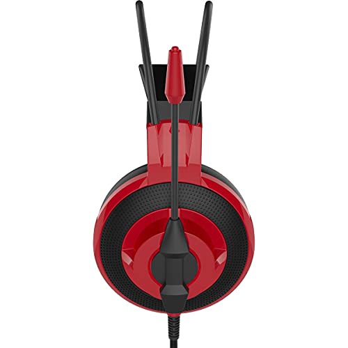 msi Gaming Headset with Microphone (DS501) Black - size: One Size, style: DS501 GAMING HEADSET