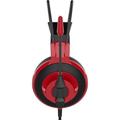 msi Gaming Headset with Microphone (DS501) Black - size: One Size, style: DS501 GAMING HEADSET