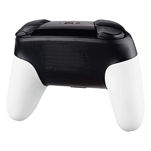 eXtremeRate White Replacement Handle Grips for Nintendo Switch Pro Controller, DIY Custom Hand Grip Shell for Nintendo Switch Pro - Controller NOT Included - color: White