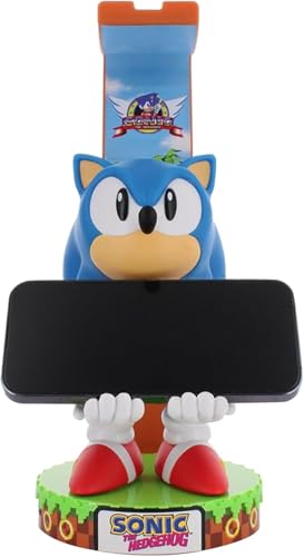 Exquisite Gaming Sonic Deluxe Light Up Headphone Stand, Device Holder & Phone Stand with USB-C Cable