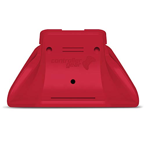 Controller Gear Pulse Red Universal Xbox Pro Charging Stand with 1100 Mah Rechargeable Battery, Charging Station for Xbox Series X|S and Xbox One - color: Pulse Red, style: Next Gen - Series X|S, Forward + Backward Compatible
