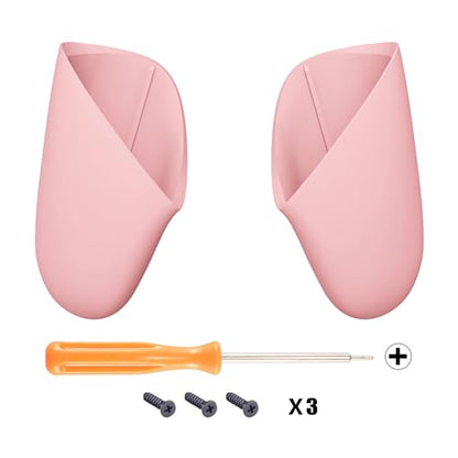 eXtremeRate Puffy Pink Replacement Handle Grips for Nintendo Switch Pro Controller, DIY Custom Hand Grip Shell for Nintendo Switch Pro - Controller NOT Included - color: Puffy Pink