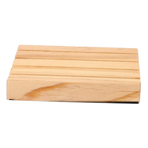 Kisangel Stylish Wooden Playing Card Holder for Easy Viewing Game Card Rack Poker Storage Compact Design