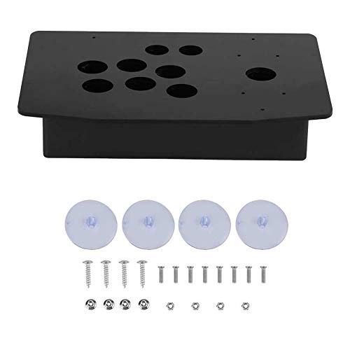 DIY Black Arcade Joystick Replacement Acrylic Panel Case Handle for Arcade Game Kit Sturdy Construction Easy to Install