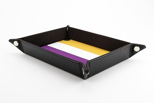 FanRoll Pride Dice Tray – Nonbinary - color: Nonbinary