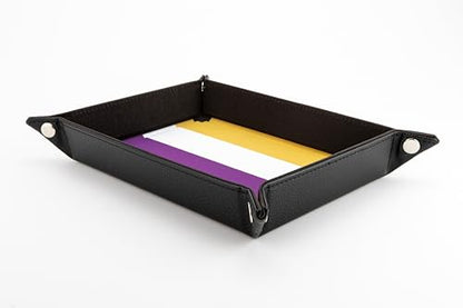 FanRoll Pride Dice Tray – Nonbinary - color: Nonbinary