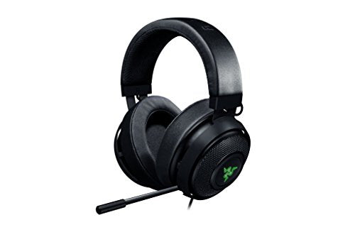 Razer Kraken 7.1 V2: 7.1 Surround Sound - Retractable Noise-Cancelling Mic - Lightweight Aluminum Frame - Gaming Headset Works with PC, PS4, Xbox One, Switch, & Mobile Devices - Black