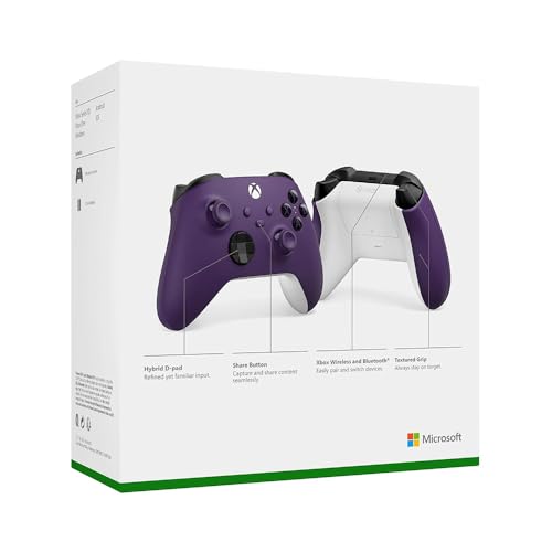 Microsoft QAU-00068 Xbox Wireless Controller Astral Purple 2 Pack (Renewed) - color: Astral Purple