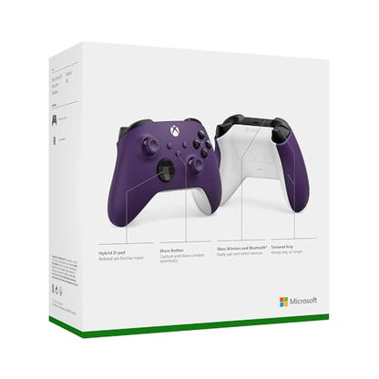 Microsoft QAU-00068 Xbox Wireless Controller Astral Purple 2 Pack (Renewed) - color: Astral Purple