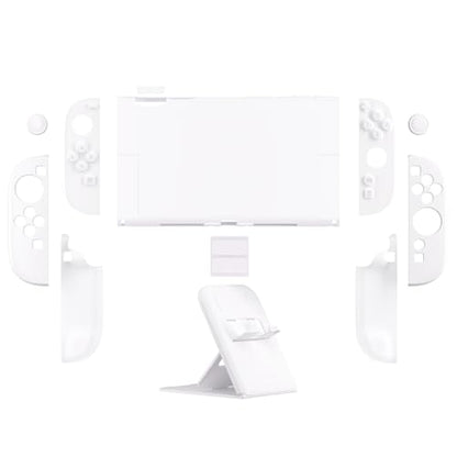 PlayVital Hard Case & Thumb Grips for Nintendo Switch 2 - White