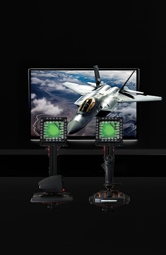 J-PEIN Flight Simulator Desk Mount (2-Pack), Heavy Duty Steel Stand for HOTAS Joystick and Throttle Systems