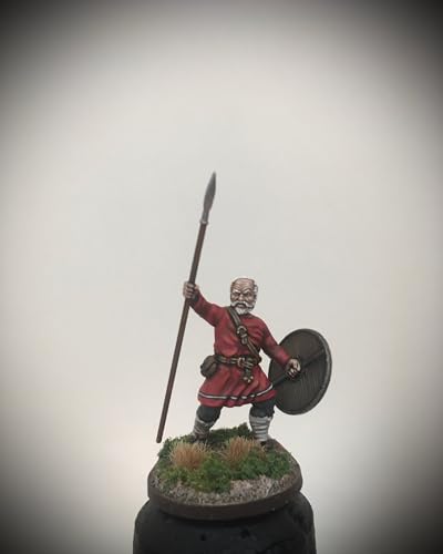 Wargames Delivered - Victrix Late Roman Unarmoured Infantry 28mm Miniature Wargaming with Bonus Miniature STL Download - 36 Plastic Figures with 38 Head Options – Build Arthurians, Byzantines & Goths