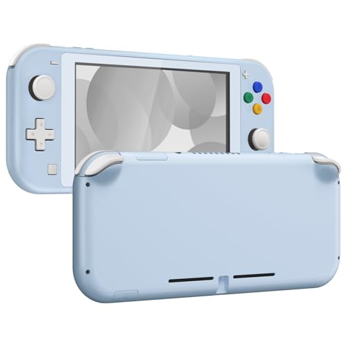 eXtremeRate Sky Blue DIY Replacement Shell for Nintendo Switch Lite, NSL Handheld Controller Housing w/Screen Protector, Custom Case Cover for Nintendo Switch Lite - color: Sky Blue