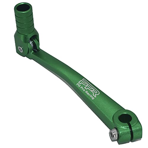 CNC Aluminum Motorcycle Gear Shifter Lever, Foldable Pedal Shifter Lever Fit for CRF50 XR50 XR CRF 50cc 110cc 250cc Dirt Pit Monkey Bike Motorcycle ATV (Green) - color: Green