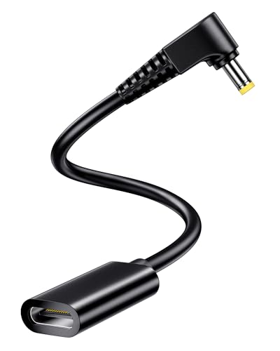 USB-C to PSP Charger Cable, 10cm Short Cord for PSP 1000, 2000, 3000, USB Type-C Female to DC Power Charging Adapter