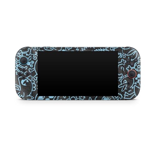 Glossy Glitter Gaming Skin Compatible with Nintendo Switch 2 Console Only - Dark Monster Doodles - Premium 3M Vinyl Protective Wrap Decal Cover - Easy to Apply | Crafted in The USA by MightySkins - color: Dark Monster Doodles, size: Switch 2 Console Skin