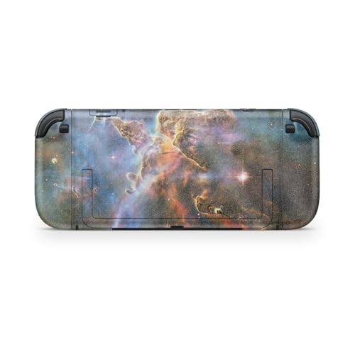 Glossy Glitter Gaming Skin Compatible with Nintendo Switch 2 Console Only - Golden Nebula - Premium 3M Vinyl Protective Wrap Decal Cover - Easy to Apply | Crafted in The USA by MightySkins - color: Golden Nebula, size: Switch 2 Console Skin Only, style: G