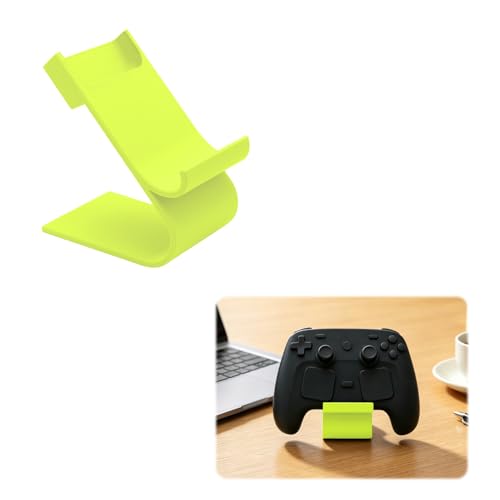 Controller Stand Compatible with Steam Controller 2 and Puck, Desktop Display Holder, Organizer for Gaming Setup (Black)