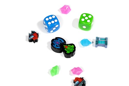 Phase Shift Games Drop Drive Deeper Space Edition Bundle, 2-5 Players | Phase Shift Games Drop Drive: Deeper Space Edition; deluxe sci-fi board game bundle; 2-5 players; ages 8+ | Base Game, Strange Signals Expansion, 5th Captain Pack, Luxury Links, Upgra