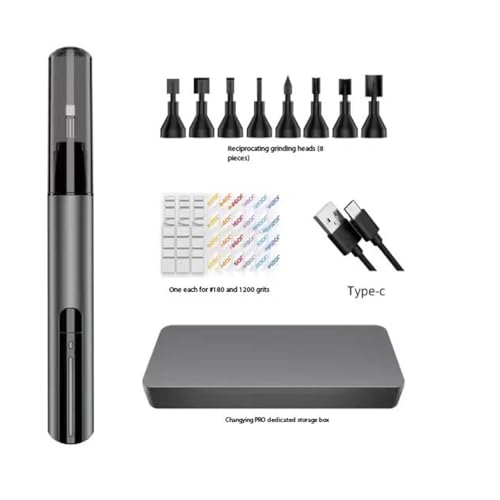 Reciprocating Electric Grinding Pen ES-A High Precision Model Tool for Military Models, Resin Kits Polishing,Miniature Crafting,DIY Hobby Accessories (ES-A PRO) - color: Es-a Pro